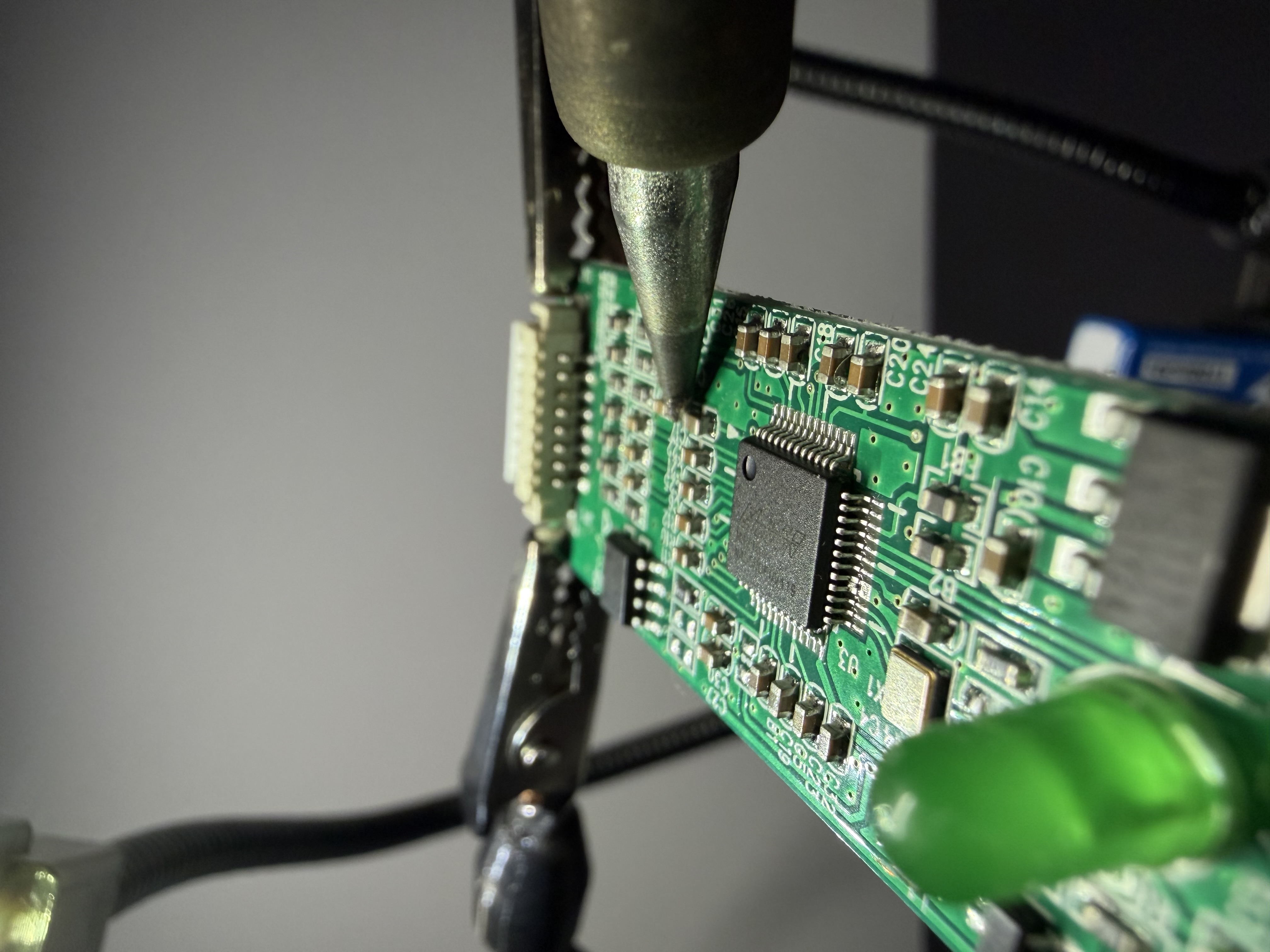 Technician troubleshooting